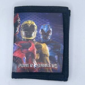 2017 Power Rangers Tri Fold Wallet With Hook & Loop *Pre-Owned Great Condition!*